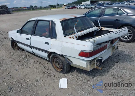 1989 Mercury Topaz Ls z USA, uszkodzony, nr VIN 1MECM37X6KK612988